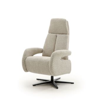 Sillón Relax Eléctrico Giratorio Con 2 Motores Black