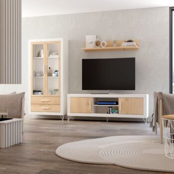 Salón Completo Roble -lined Roble