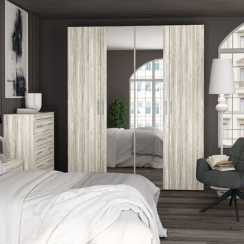 Armario 2 Puertas Con Espejo París