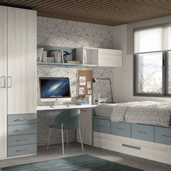 Dormitorio Juvenil Completo Quarzo
