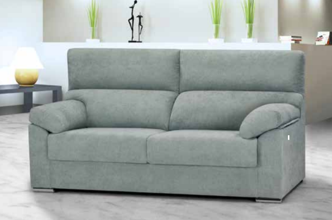 Sofá 3 Plazas Extraíble y reclinable Reo en Tela de calidad . Envío Gratis
