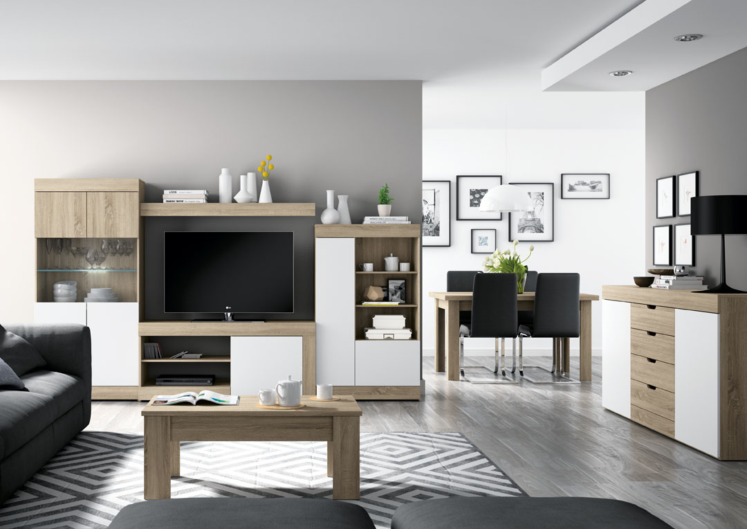 Gran Salón Completo: Mueble de salón, Comedor y Sofá – Tienda de muebles  online, ¡La mejor calidad al mejor precio!