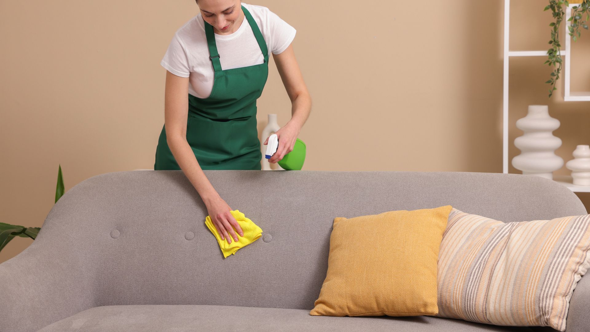 limpiar muebles tapizados